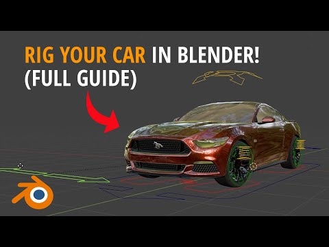 How to Rig Your Own Car in Blender: Master the Rigacar Add-On!