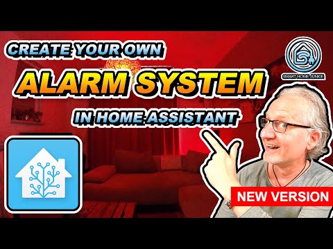 Professional ALARM SYSTEM in Home Assistant! How to set it up.