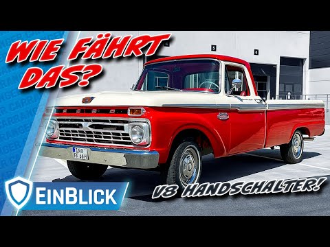 So SCHÖN kann ARBEIT sein! Ford F100 (1966) - Wie fährt Fords wichtigstes Modell von damals heute?