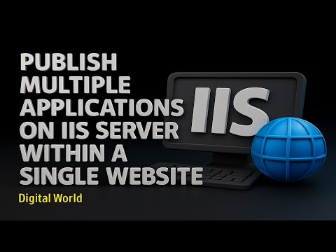 Host Multiple ASP.NET Applications in IIS🚀| Deploy Multiple Projects Under One Website in IIS Server