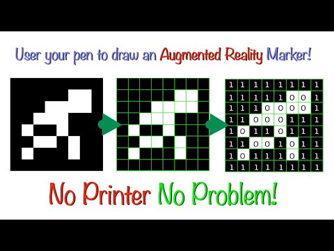 I Reverse Engineered ARUCO Markers | No Printing Needed – Just Draw It!