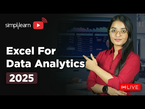 Excel for Data Analysis Full Course 2026 | Excel for Data Analytics | Simplilearn