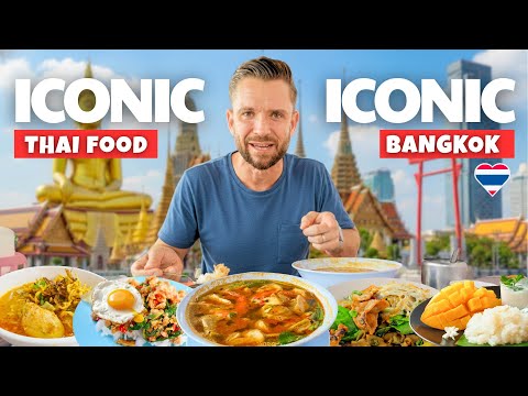 The Best THAI STREET FOOD at Bangkok's Most Iconic Landmarks 🇹🇭