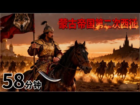 横扫欧洲！58分钟一口气看完蒙古帝国第二次西征：拔都如何踏平基辅、震慑维也纳？｜洋堂主故事汇