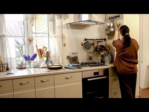 Do-it-yourself budget kitchen renovation. We bought 100 pine trees. Gardening. Village VLOG