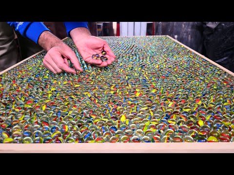 3200 Marbles + Epoxy Resin = A Legendary Table