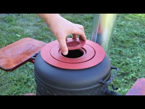 A GREAT UNIVERSAL stove made from a CYLINDER!