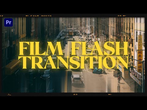 EASY Film Flash TRANSITION In Premiere Pro 2024 (tutorial)