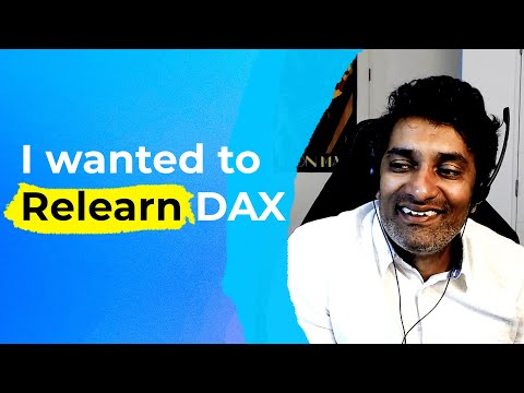 Relearning DAX, Learning Power BI and Initial Struggles || In Conversation with @chandoo_