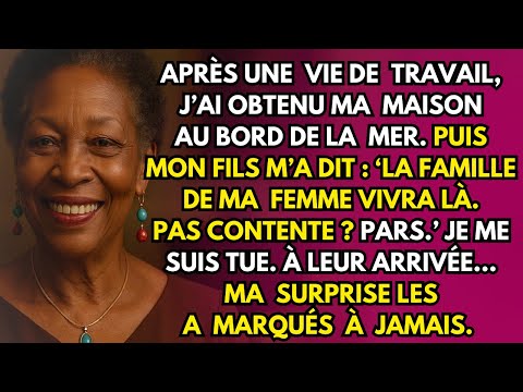 Mon fils voulait me chasser de ma maison côtière, mais ma revanche a tout glacé.