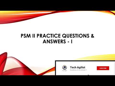 PSM II Certification Questions and Answers