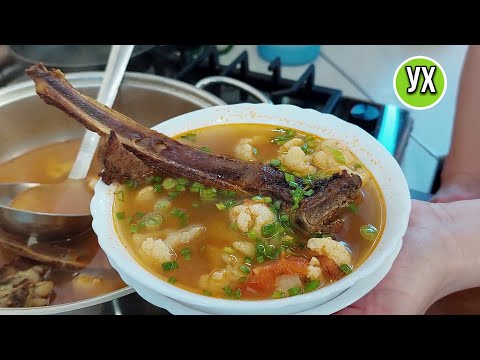 Showing you how to use leftovers after the holidays! This is interesting and tasty - kebab soup!