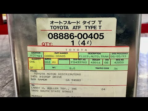 Toyota Automatic Transmission Fluid  - ATF History Part 5