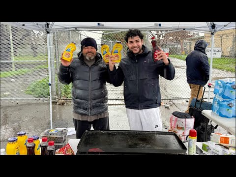 Unlimited Pancakes For The Homeless! 