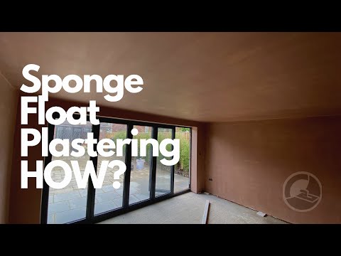 How To Sponge Float (2 Coat Plastering)