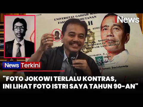 Roy Suryo Bongkar Kejanggalan Foto Ijazah Jokowi, Bandingkan dengan Foto Sang Istri Tahun 90-an