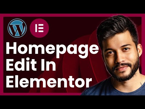 How To Edit Homepage With Elementor In WordPress (step by step)