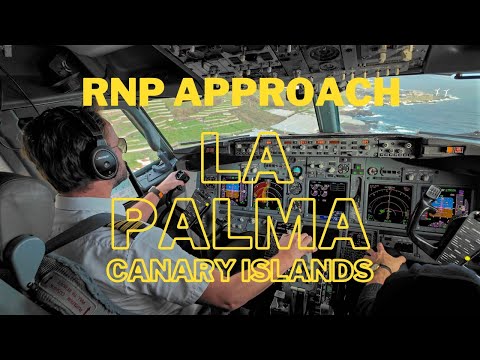 Full RNP Y Approach runway 36 at La Palma Canary Islands