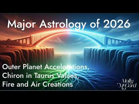 Major Astrology of 2026 ~ Chiron in Taurus, Uranus in Gemini, Outer Planets Blast Ahead, 4 Eclipses