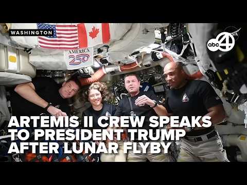 Trump calls Artemis II crew, congratulating astronauts on record-setting flight