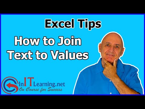How to Add Text to Values in Excel - Flash Fill, Concatenation and Custom Cell Format.
