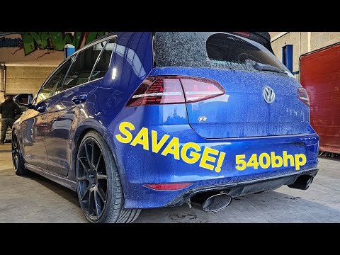 540BHP Golf R Gets a Mind-Blowing Custom Valved Exhaust Upgrade!