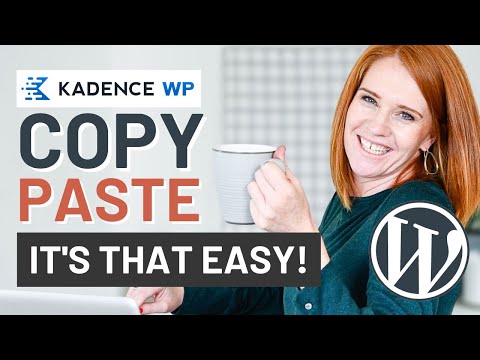 Copying and Pasting KADENCE BLOCKS from one website to another