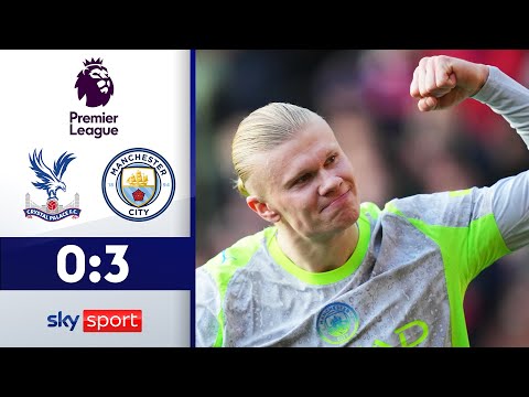 Gunners im Visier! Haaland feuert doppelt! | Crystal Palace - Manchester City | Highlights - PL