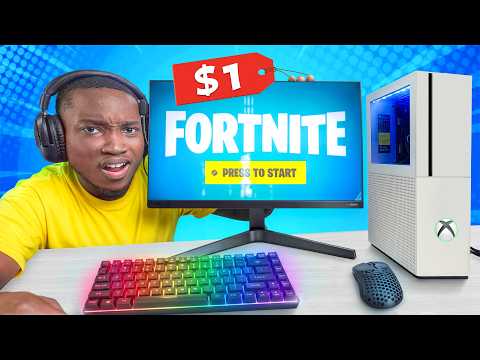 I Built A Gaming Setup Using Only The $1 Store!