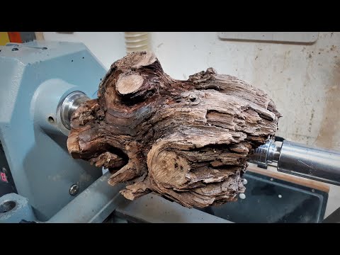 Woodturning - The Driftwood Coffee Jar
