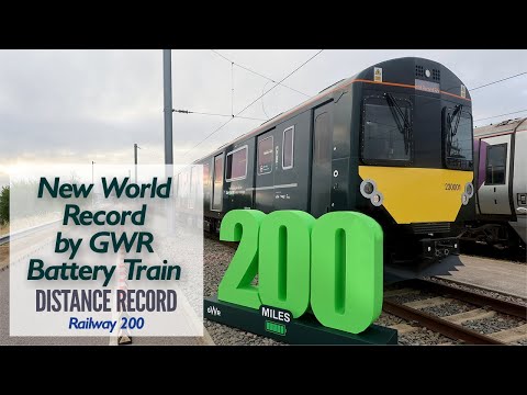 New World Record set by Battery Train