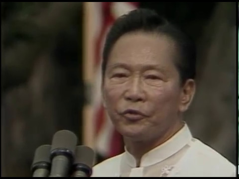 State Visit Philippines, Arrival Ceremony for President Marcos on September 16, 1982