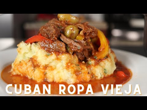 Cuban Ropa Vieja [Boniato Mash]