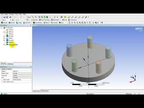 ANSYS WORKBENCH- Geometry- Pattern & Assembly