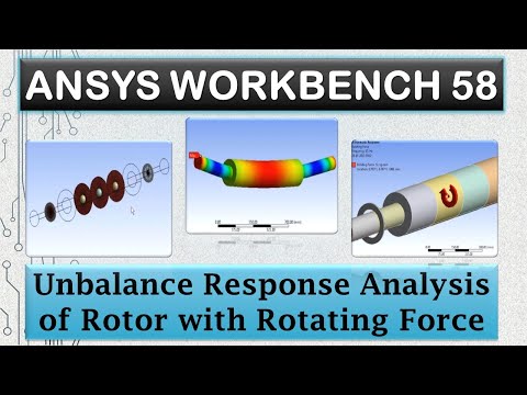 ANSYS Tutorials - Unbalanced Response Harmonic Analysis of Rotor