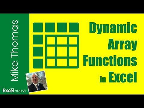 Dynamic Array Functions in Excel [Full  Course]