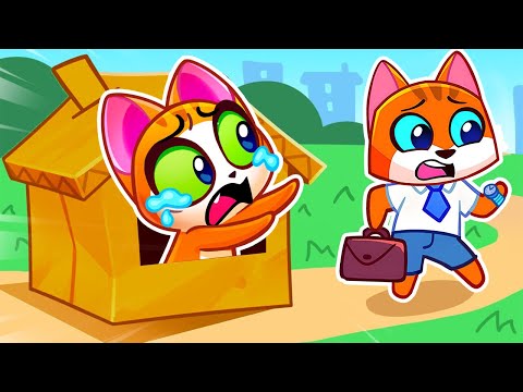 Baby in Cardboard World Adventure | Kids Build Secret Rooms + More | Purr-Purr Stories