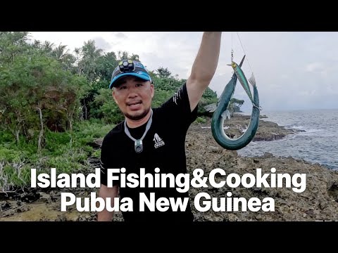 Exploring Madang Local Market with Homeless PNG boy,Move to Island lodge fishing and cooking