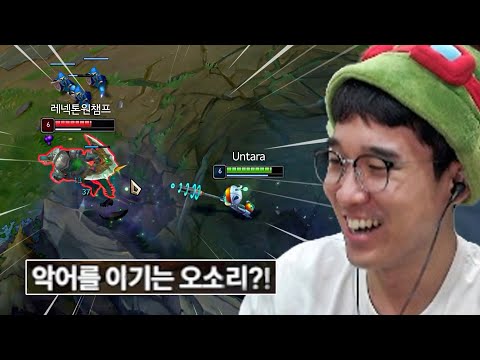 레넥원챔이 티모원챔을 만나면 생기는 일