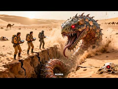 Treasure hunters awaken a terrifying creature on their quest!