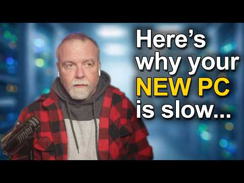 Why your NEW computer is SLOWER than your OLD computer!  By a Retired Microsoft Engineer.