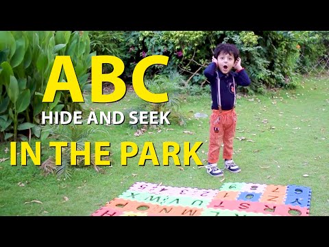 ABC Hide and Seek in the Park | Fun Alphabet Puzzle Game | Abeer Show