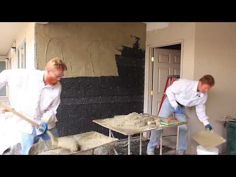 How to apply stucco for weekend warriors