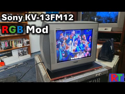CRT TV: Sony KV-13FM12 RGB Mod