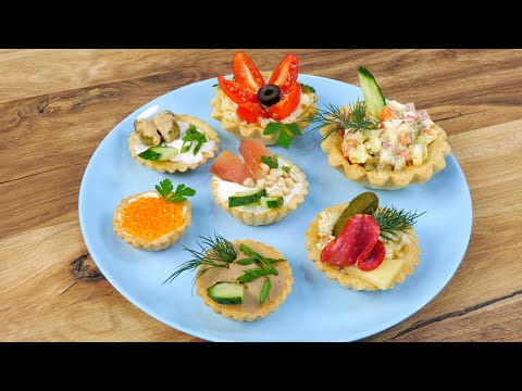 How to make tartlets (baskets) for appetizers. All the secrets and subtleties.