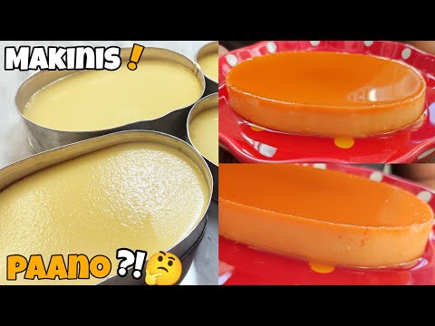 GANITO LANG PALA Ang SIKRETO Sa Makinis At Masarap Na Leche Flan‼️Leche Flan Recipe