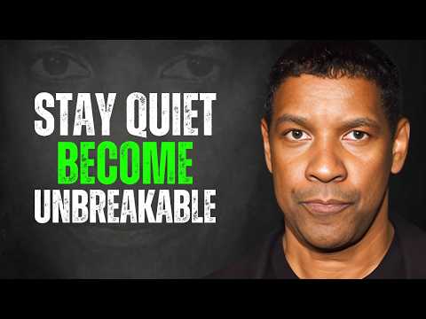 Silence Builds Unbreakable Self Control | Denzel Washington Motivation