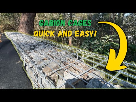 Retaining Walls | How to Build Gabion Cages Using Spirals