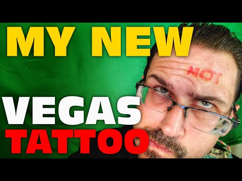 I Got VEGAS TATTOOS on The Strip With My Friend From Korea, Prinker