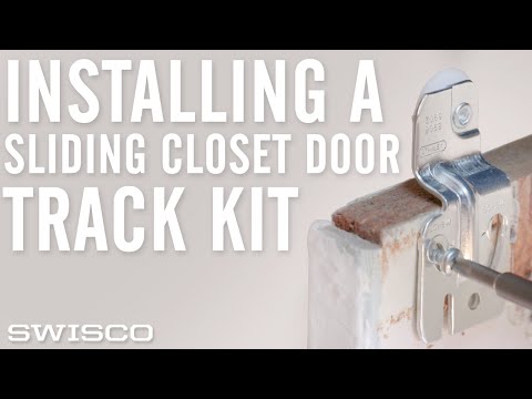 Installing a Two-Door Sliding Closet Door Track Kit
